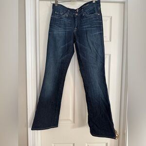 7 For All Mankind | A Pocket Low Rise Flare Jeans | Blue | Size 30